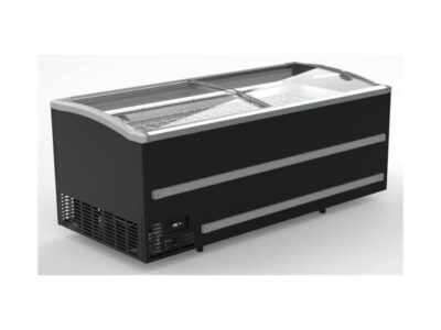 Congélateur Bahut Professionnel Vitré 2100 mm Noir