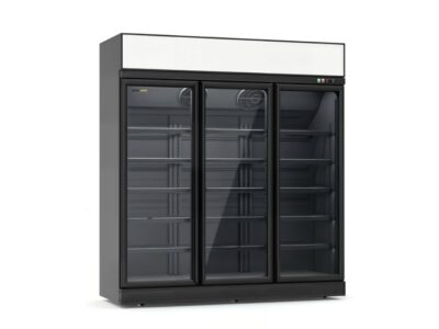 Congélateur Professionnel 3 Portes Luxury Noir 1880 mm