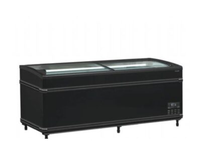 Congélateur Bahut Professionnel Vitré 2500 mm Noir